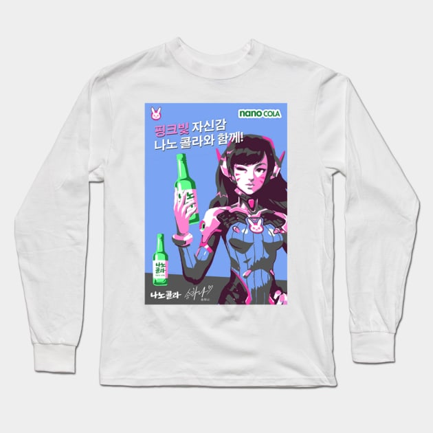 D.va Nano Cola Long Sleeve T-Shirt by Genessis